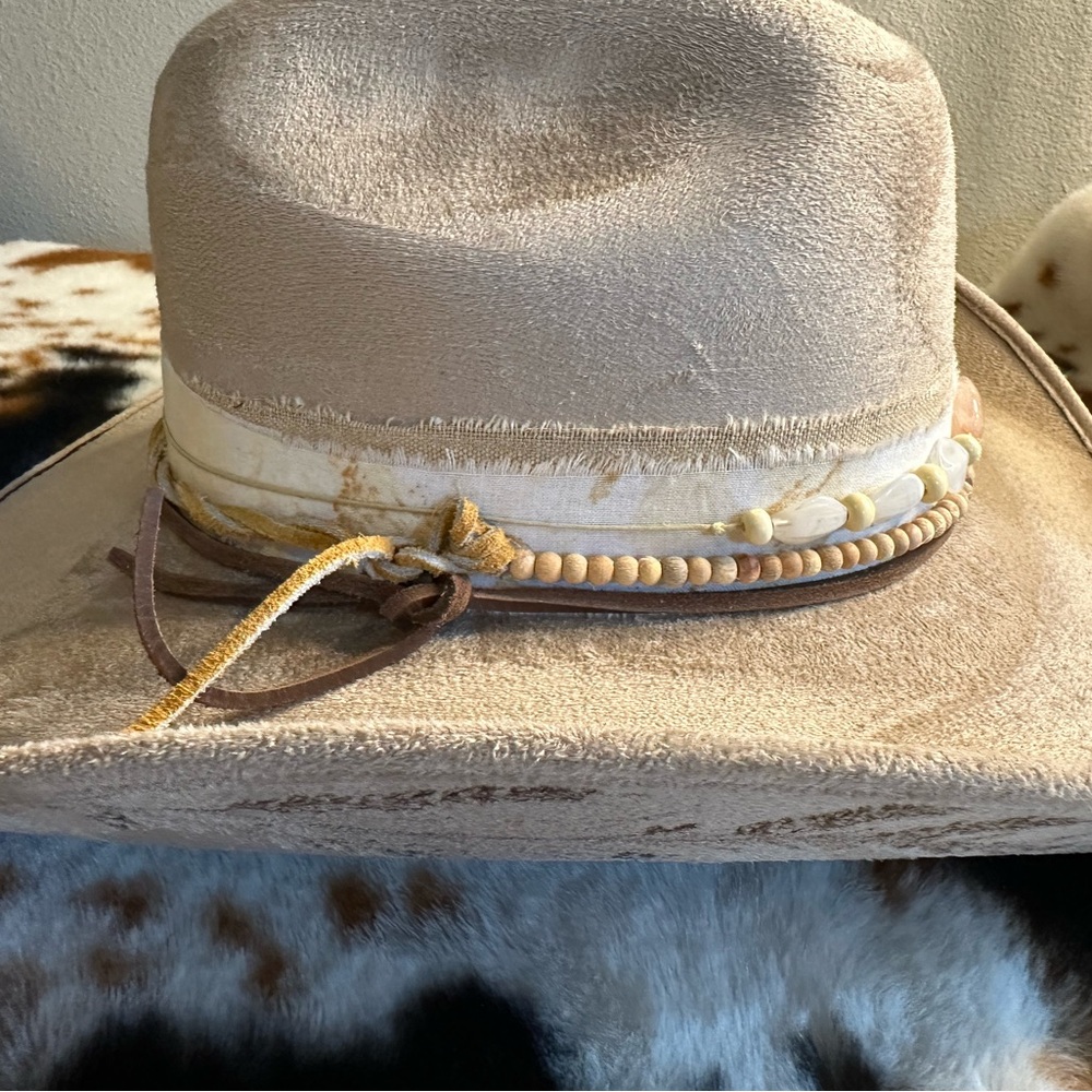 New hand burned cowgirl hat !! - Picture 6 of 7